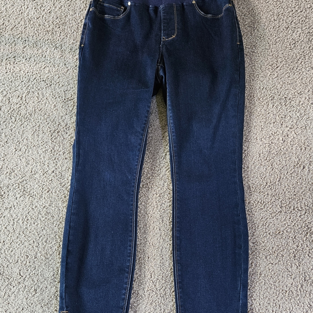 Boston Proper Blue Skinny Cropped Jeans Classic Fit Size 2 ***NEW***